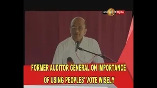 Former AG on importance of using peoples vote wisely in future