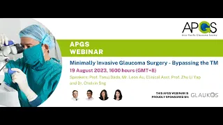 Minimally Invasive Glaucoma Surgery - Bypassing the TM