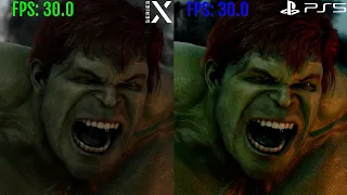 Marvel's Avengers PS5 vs Series X - Graphics, FPS and Load Times comparison