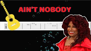 Ain´t Nobody - Chaka Khan Guitar TAB PDF