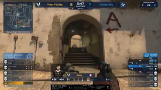 SHOX - CLUTCH VITALITY vs COMPLEXITY - SEMI FINAL IEM BEIJING - MAP 2 MIRAGE