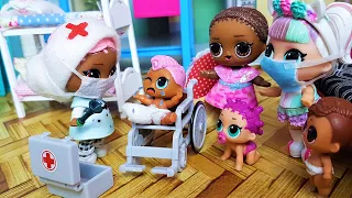 TO THE HOSPITAL FROM KINDERGARTEN! Dolls #LOL surprise #cartoons lol surprise