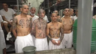 El Salvador gradually filling mega prison with alleged gang members