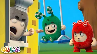 ODDBODS | Baby Oddbods on a Swing! | Oddbods Full Episode Compilation! | Funny Cartoons for Kids