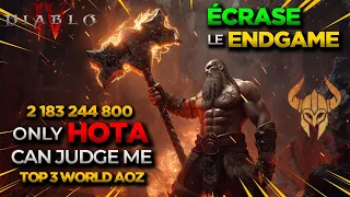 Diablo 4 | Barbare HoTA (Marteau des Anciens) : Le Build Endgame qui ECRASE Sanctuaire ! 🔨 💀