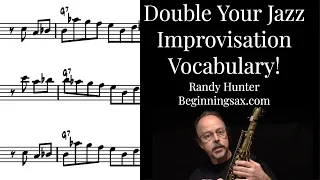 Double Your Jazz Improvisation Vocabulary With This Technique!