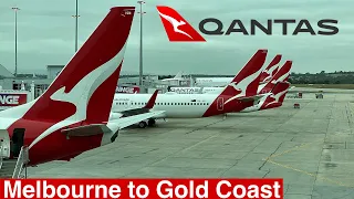 QANTAS B737 Economy Class Review | Melbourne to Gold Coast