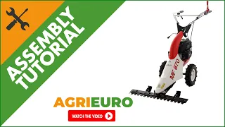 GeoTech-Pro MF 870 Scythe Mower with Sickle Bar - 150cc Petrol Engine - Assembly tutorial