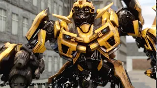 Transformers Dark Of The Moon Bumblebee Transformation [Blender Animation]