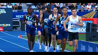 Men's 800m. Meeting de Paris, Stade Sébastien Charléty, August 28, 2021.