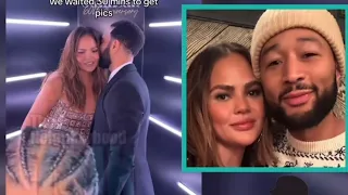 JOHN LEGEND and wife CHRISSY TEIGEN kick group of friends out of PHOTO BOOTH after they WAITED