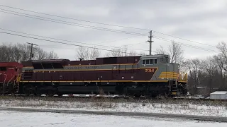 Insane Mentor, OH & Cleveland, OH railfanning on 2/16/20 with UP, high & wide, & CP 7016 (block hu)!