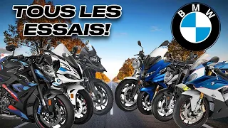 J'ai essayé 7 MOTOS BMW! (Compilation)