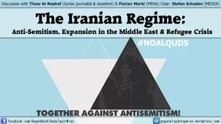 The Iranian Regime: Anti-Semitism, Expansion in the Middle East & Refugee Crisis