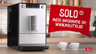 MELITTA SOLO E950-333 DELUXE - Espressomachine - Productvideo Vandenborre.be