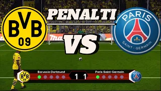 Penalti Borussia Dortmund VS PSG  Paris Saint Germain 2024 Efootball  FIFA  FC24 | PES | of Gameplay