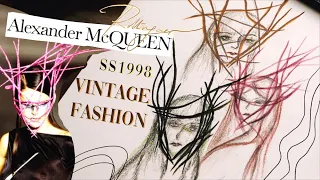 SS1998 Alexander McQueen Vintage Drawing