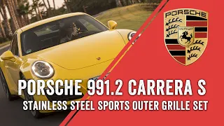 Porsche Carrera 991 2 Outer Grille Set Fitting