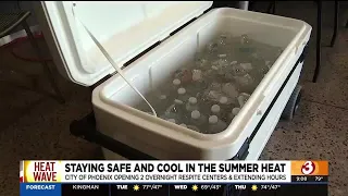 Phoenix highlights changes in its heat relief plan for the summer