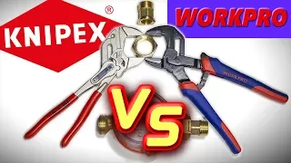 Knipex 86 03 180 - разводной переставной гаечный ключ и почти аналог Workpro с Aliexpress