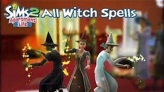 The Sims 2 Apartment Life: All Witch Spells