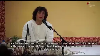 Ustad Zakir Hussain explains about his emotional connection with the instrument.  Extracted from "Me