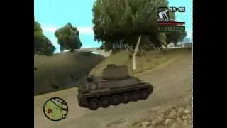 GTA San Andreas мод танк Т-34