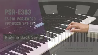 Demo Yamaha PSR very useful for everyone PSR E383