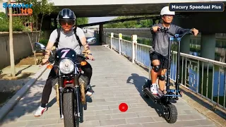Macury Speedual Plus (Zero 11X) Acceleration Test | Hyper Electric Scooter from China
