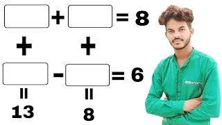 Solve This Math In a Minutes - Fill In The Boxes. How To Solve Math Puzzle || Test Your Brain ||