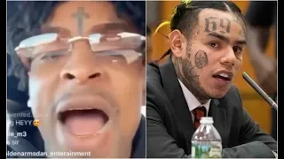 21 Savage Reacts To Tekashi69 Snitching To FED's "You A Rat"