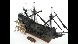 Building the black pearl ship model