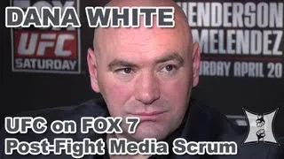 Dana White's UFC on FOX 7 Post-Fight Media Scrum