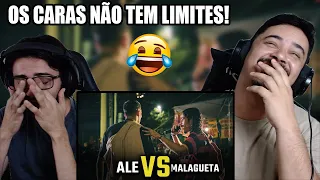 REACT MALAGUETA VS ALE [ BATALHA ÉPICA 🤐] 1 FASE | 552º Batalha do Tanque | RJ