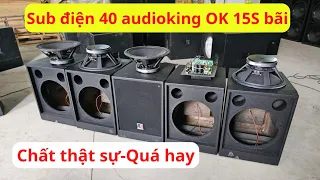 Sub điện 40 bãi audioking OK-15S hàng đẹp siêu chất trong tầm giá