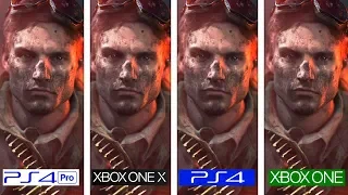 Battlefield V | PS4 Pro vs ONE X vs PS4 vs ONE | Graphics Comparison