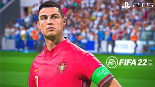 FIFA 22 - Italy vs. Portugal - Qatar 2022 World Cup Qualifications Late Drama! Who Will Qualify?!