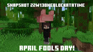 Minecraft's April Fools Joke 2022