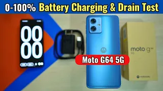 Moto G64 5G Battery Charging & Drain Test - Benchmark, Gaming, Heating | Review