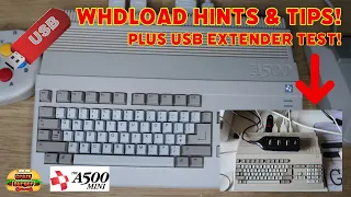 A500 Mini WHDLoad Hints & Tips! Plus USB Extender Test - Use more than 3 USB!