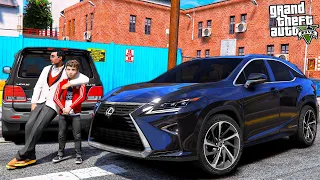 ОТЕЦ И СЫН В GTA 5 - КУПИЛ СЫНУ LEXUS RX450! ШКОЛЬНИК НА ЛЕКСУСЕ НАВЕЛ СУЕТУ В ГОРОДЕ! 🌊ВОТЕР