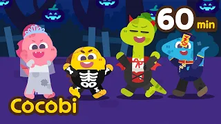 Happy Halloween! 🎃Monster & Zombie Songs for Kids + More! | Compilation | Cocobi