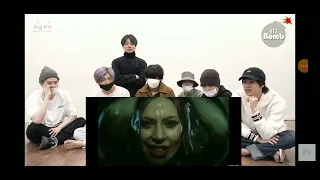 bts react to rain on me (fanmade)