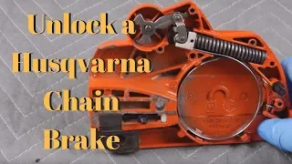 How to Unlock a Husqvarna Chain Brake