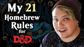 My 21 Homebrew Rules for D&D 5e
