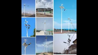 Remote Control Wind Turbine Solar Street Lighting - Lắp cột đèn đường Zalaa Linghting - 0971043999