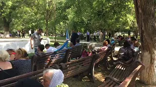 В Вулканештах прошел митинг против роста цен на энергоресурсы 14.08.2022