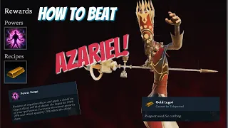 V Rising - How To Beat Azariel The Sunbringer Solo to Unlock Gold Ingot and Power Surge!