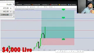 Watch Me Make $4,000 Trading Forex Live  ( US30 ) - NPZTrading