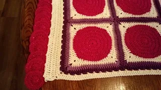 Crochet FIESTA Table Runner, Bed Runner, Lap Blanket, Shawl. See description Box For Details